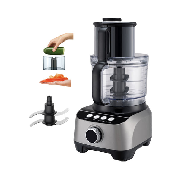 HGM-410E 1300W Food Processor with Large Food Chute